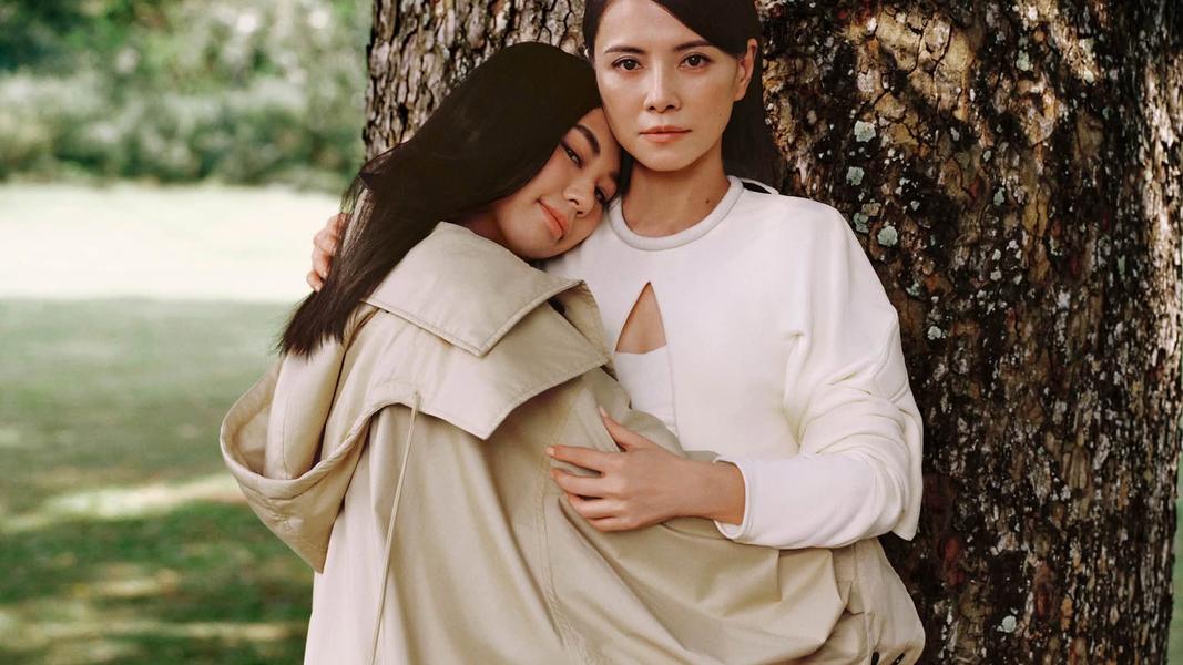李心潔與彭順前妻所生的女兒欣欣視如己出(圖/翻攝自臉書李心潔 Sinje Lee)