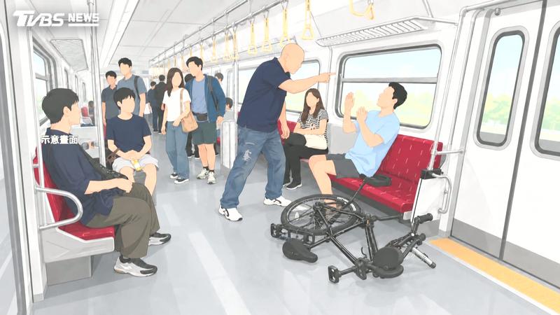 少年攜單車搭台鐵區間車 疑座位問題遭酸「沒人教」情緒失控
