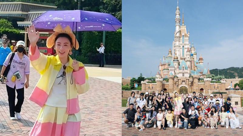 張栢芝現身迪士尼!兌現生日承諾「包機票門票」 1舉動被讚爆