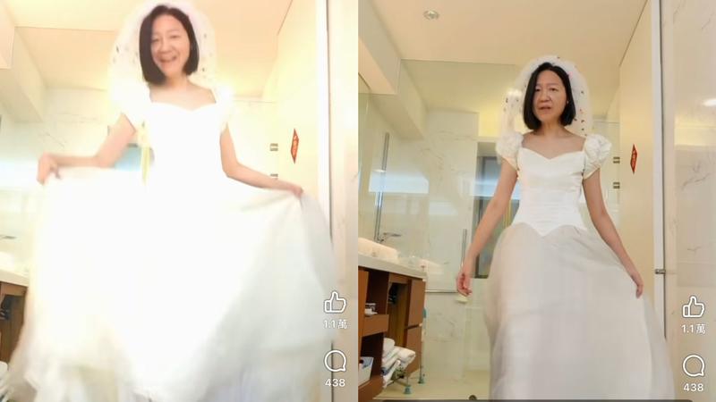 61歲曲家瑞披「20年前白紗」 甜喊:遇見更棒的人!