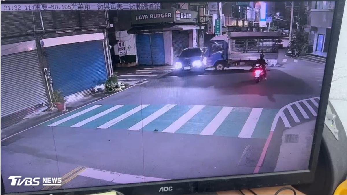 新竹「閃燈路口」又撞!碎片四濺1人傷