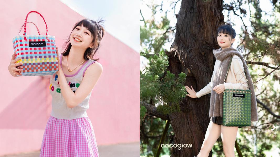 Cocoglow顏色繽紛、編織技法吸人眼球。(圖/翻攝自IG@cocoglow_chiangmai)