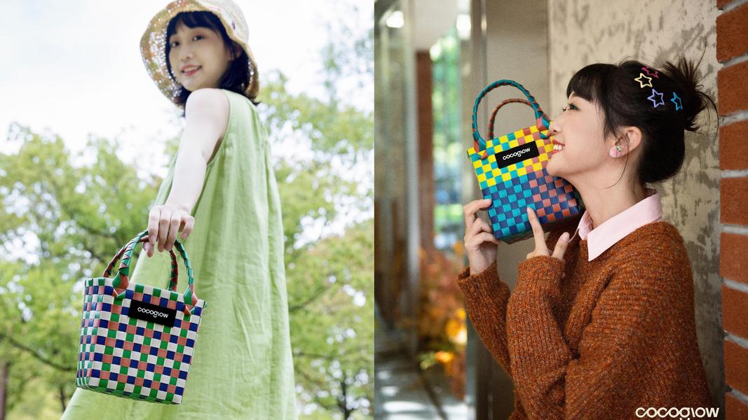 SEASIDE Handmade Handbag輪廓如菜籃子,俐落又有復古感。(圖/翻攝自IG@cocoglow_chiangmai)