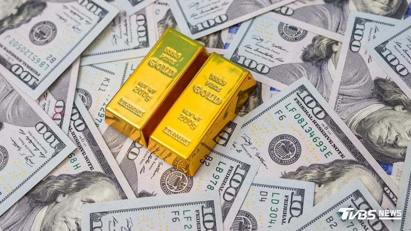 黃金價格8日受到美元走軟提振、上漲0.6%。(圖/Shutterstock達志影像)