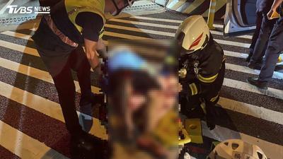 國1彰化段自撞分隔島!男駕駛卡車內 左大腿嚴重變形鮮血直流