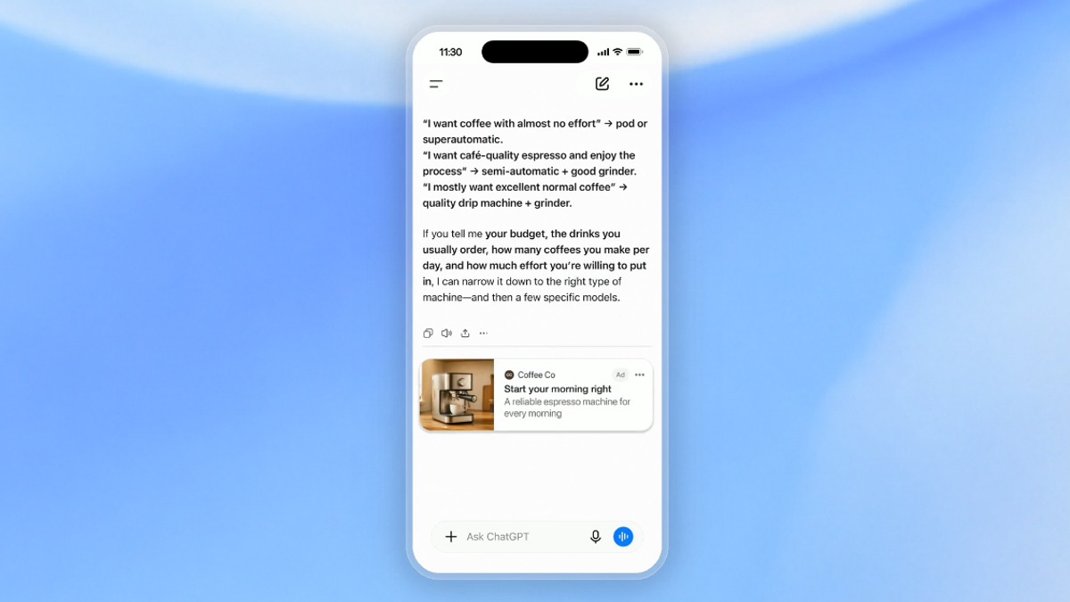 OpenAI擴大ChatGPT廣告試驗 進軍歐洲31國