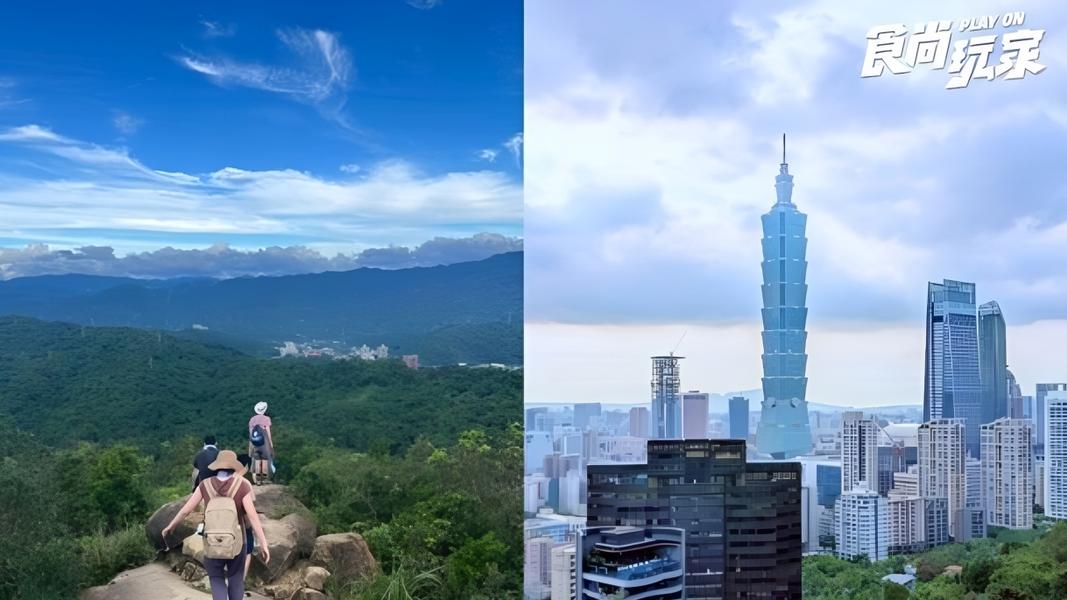 奉天宮步道、虎山親山步道可以遠眺台北101。(圖/食尚玩家提供)