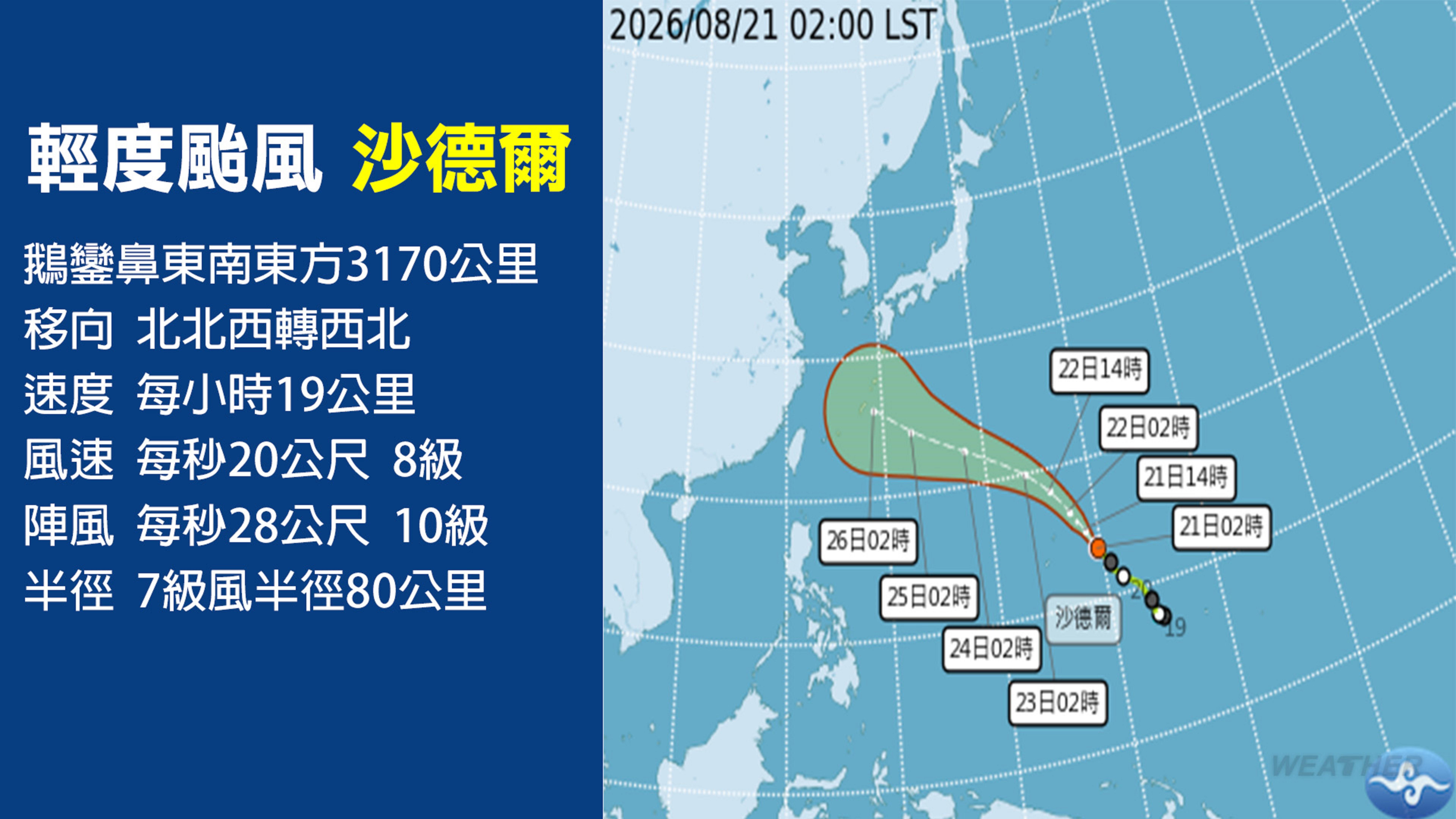 沙德爾颱風最新路徑-沙德爾颱風-沙德爾颱風路徑
