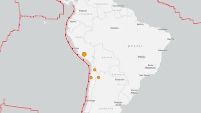 秘魯南部「規模6.7強震」!震央深度66公里 多地有感