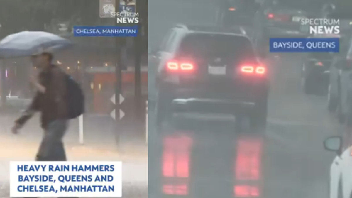 紐約暴雨!皇后區急發「龍捲風警報」 三大機場近千航班癱瘓