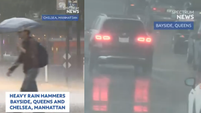 紐約暴雨!皇后區急發「龍捲風警報」 三大機場近千航班癱瘓