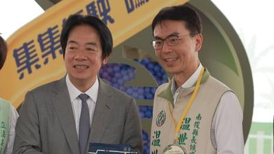 賴清德大讚温世政當縣長「黑金財團離開縣府」 暗酸許淑華