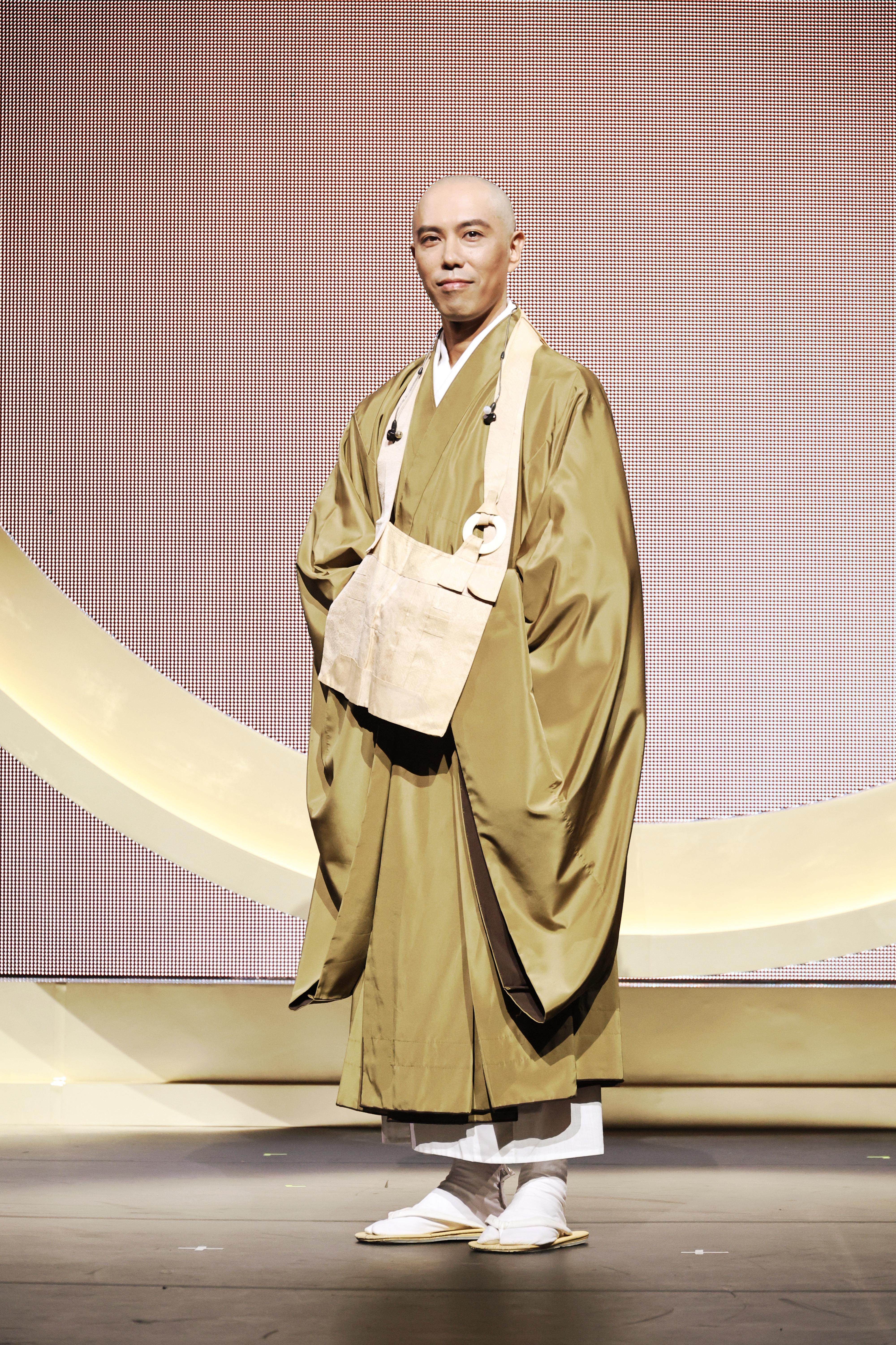 藥師寺寬邦被封為最帥和尚。(圖/張哲鳴攝)