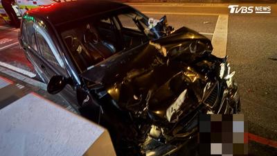 派出所凌晨傳巨響!花蓮女毒駕撞警車 「舌裂」痛到無法唾液快篩