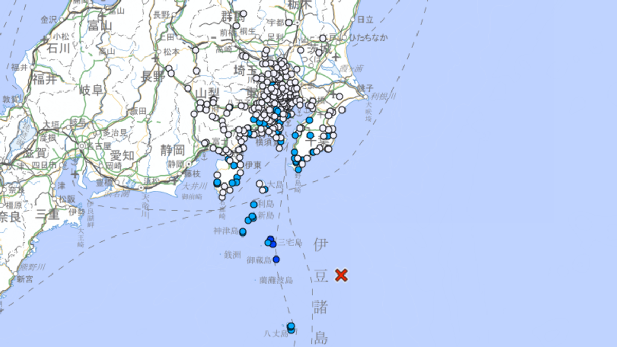 快訊/日本關東規模5.5地震!東京最大震度3 多區有感搖晃