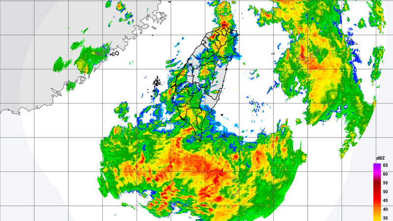 明3縣市「停班停課達標」!最新雨量預測 雨彈灌到紫爆