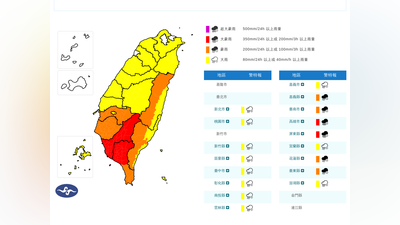 高雄屏東豪雨特報 其餘縣市留意局部大雨