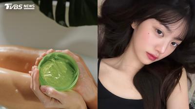 百元有找!韓妞瘋傳「蘆薈濕敷」秒降溫急救 醫警告:少1步全白費
