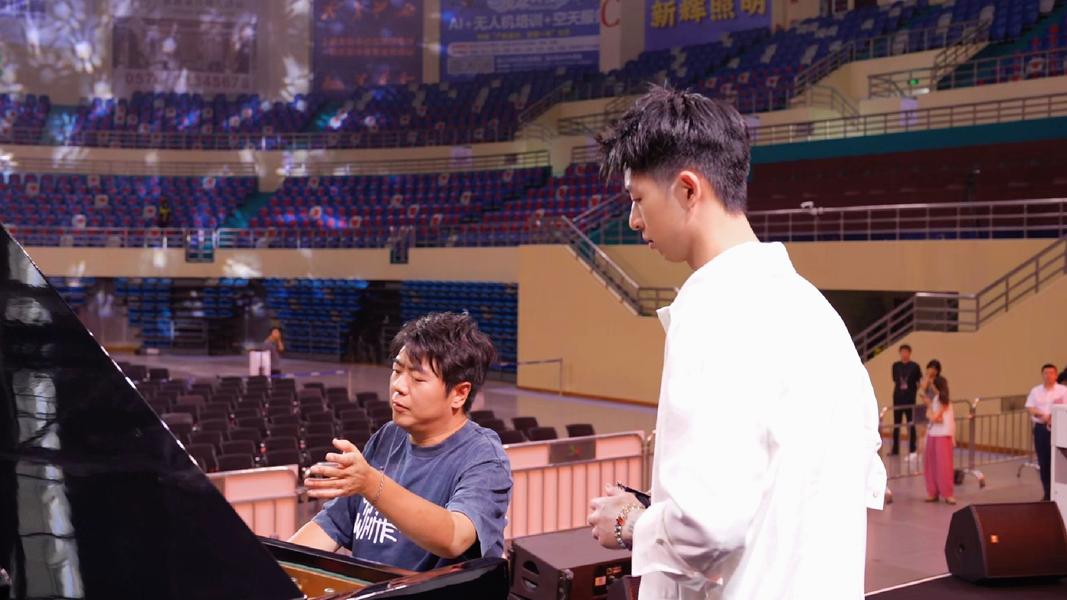 林亭翰32歲生日前夕驚喜合體國際鋼琴大師郎朗首任「音樂總監」兼扛錄音工程深度合作(圖/海上月光仲夏夜音樂會提供)