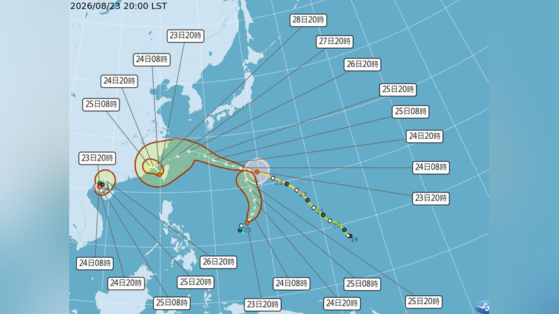 天氣/台灣海峽生成「熱帶性低氣壓TD24」!氣象署曝後續路徑