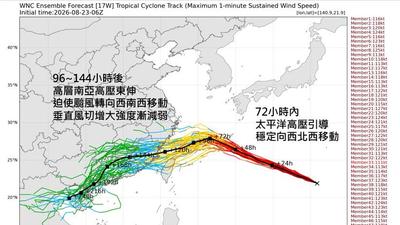 天氣/豪雨還沒完!沙德爾颱風接力逼近 這天最靠近恐發海陸警