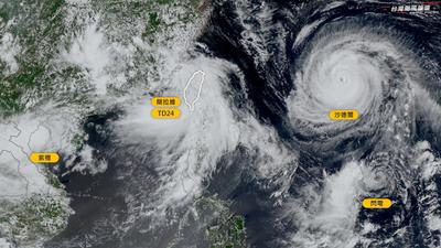 罕見「4颱同框」!5縣市暴風侵襲機率達破6成 這天迎好天氣