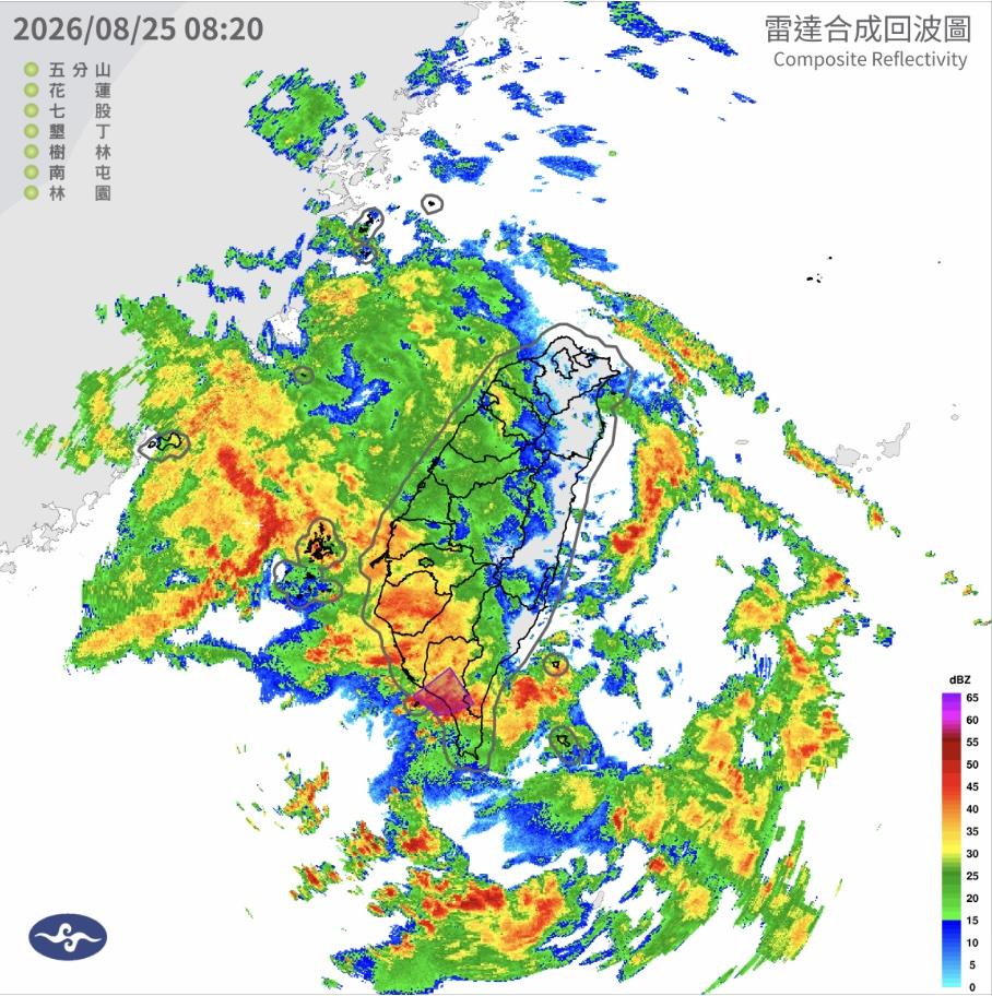 天氣／屏東、台東大雷雨下到9:54 高屏15縣市縣豪、大雨特報