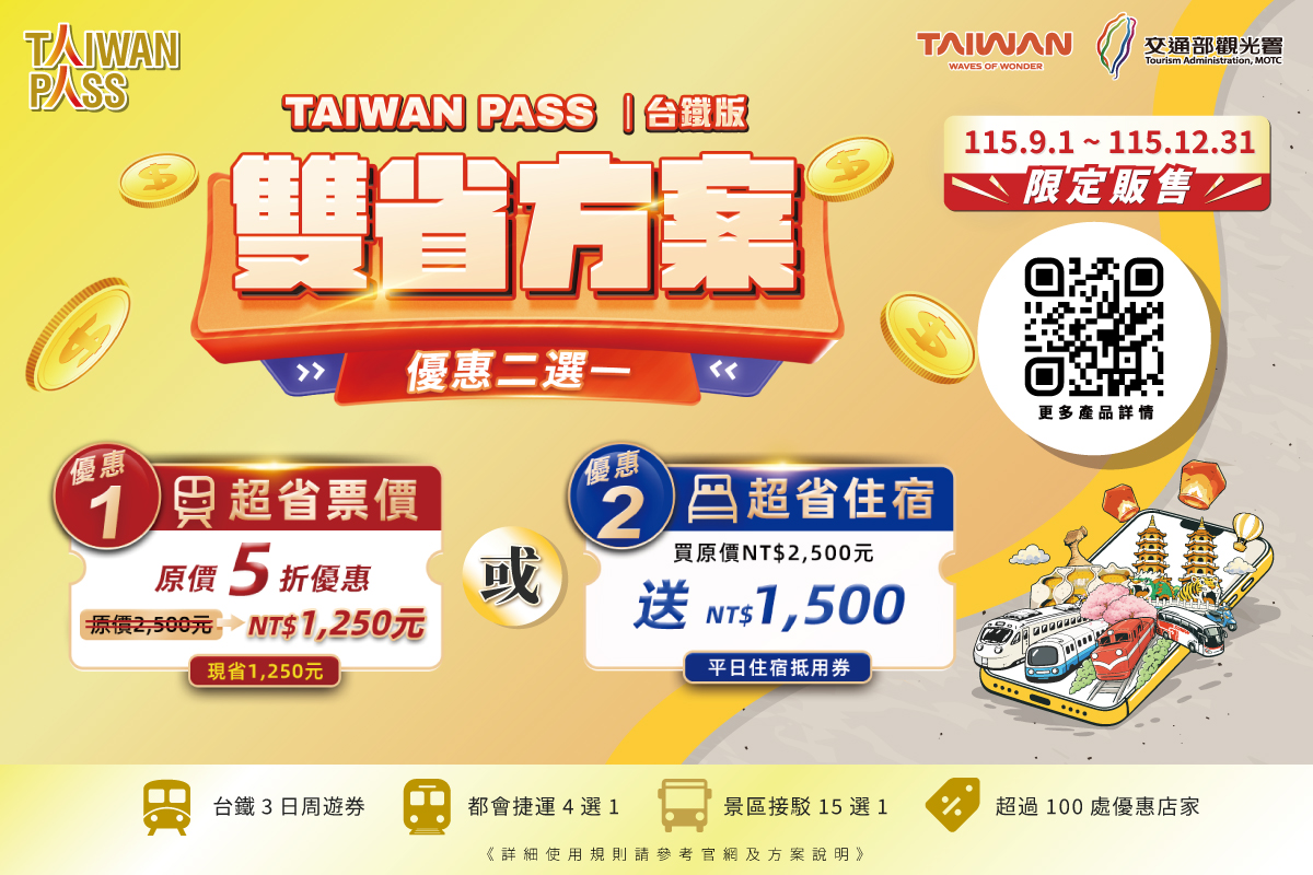 2026國旅補助-國旅補助交通優惠-Taiwan PASS-國旅補助Taiwan PASS-Taiwan PASS雙省方案-高鐵假期-國旅補助住宿-國旅補助怎麼省-國旅補助懶人包-Taiwan PASS怎麼買