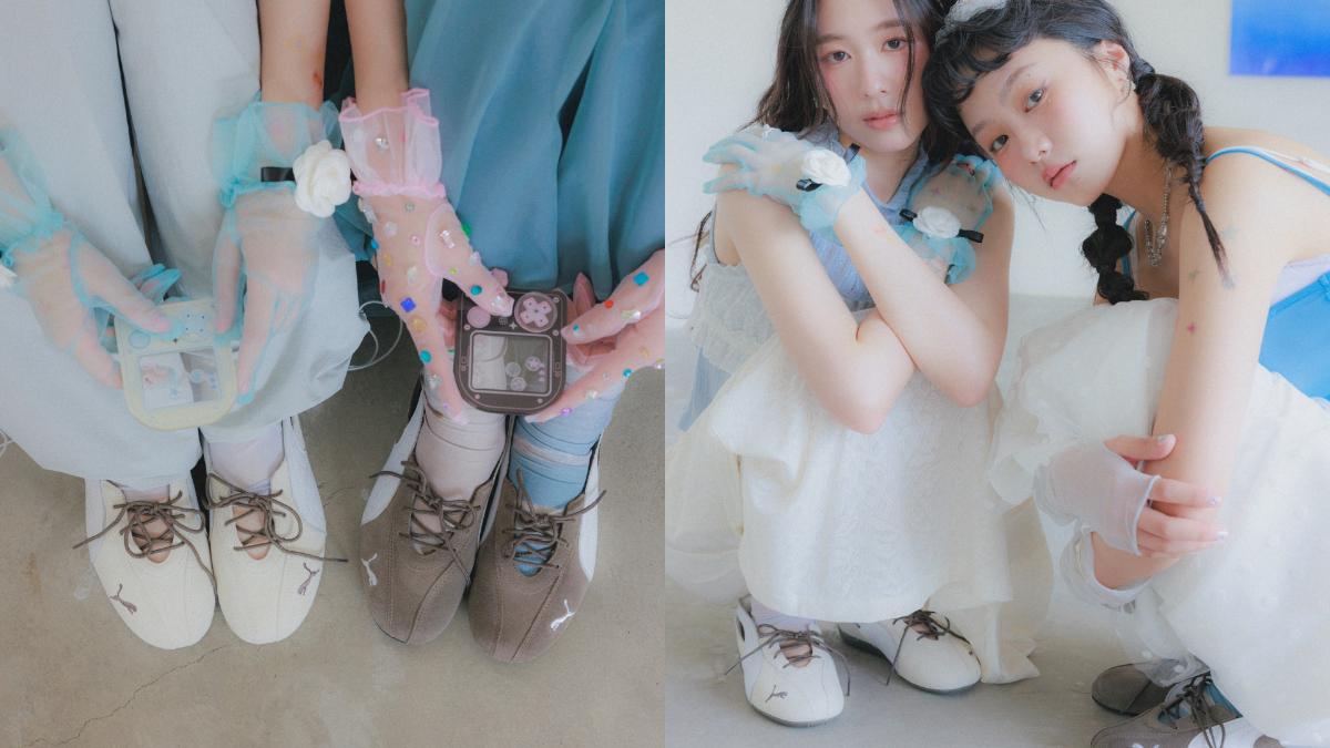PUMA推出全新Speedcat Ballet Nova,將原本的薄底鞋輪廓加入更明顯的芭蕾元素。(圖/翻攝自IG@puma__tw)
