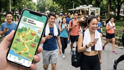 散步也能爽賺回饋!十大運動App曝 「這款」全台瘋打菇
