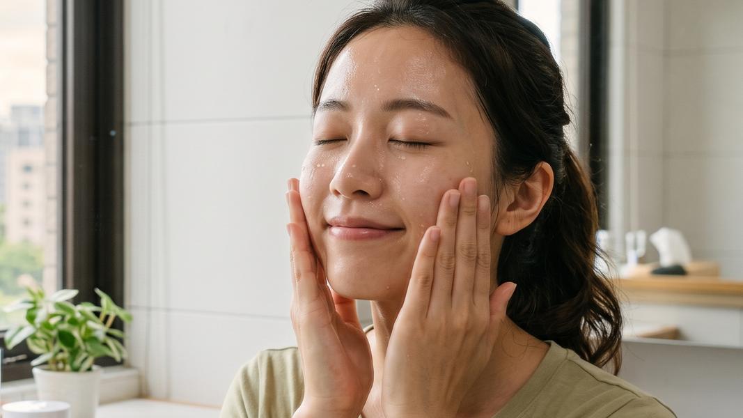 熟齡肌較容易乾燥、彈性下降,妝前保濕是底妝服貼的關鍵。(圖/AI 生成)