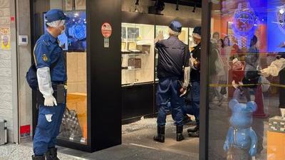 東京重大竊案 2男持槌砸櫃「10秒偷走4千萬名錶」