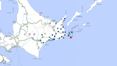 快訊/日本北海道外海4.8地震!最大震度3 青森縣也搖晃