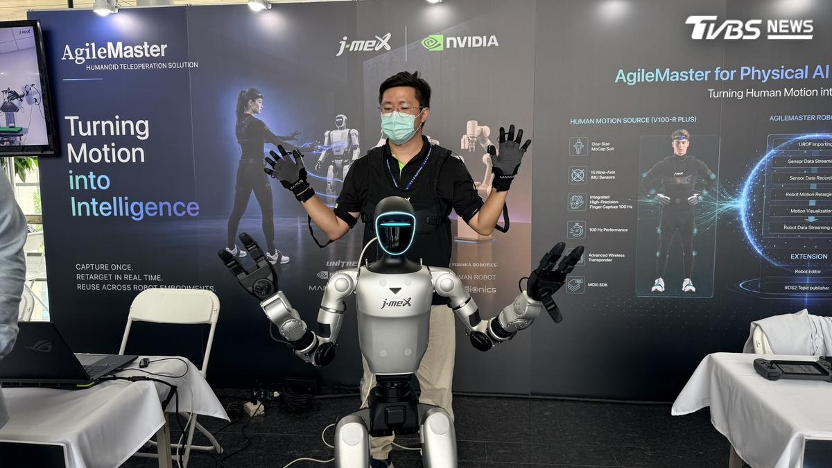 晶翔機電秀AgileMaster平台 高品質動作數據驅動實體AI進化