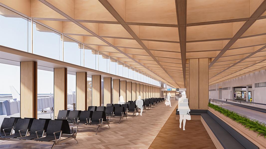 羽田機場第一航廈翻修完成,9月1日啟用。(圖片:日本空港ビルデング株式会社)