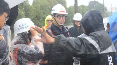 高雄4天雨量超車莫拉克 陳其邁致謝盧秀燕慷慨暖借抽水機