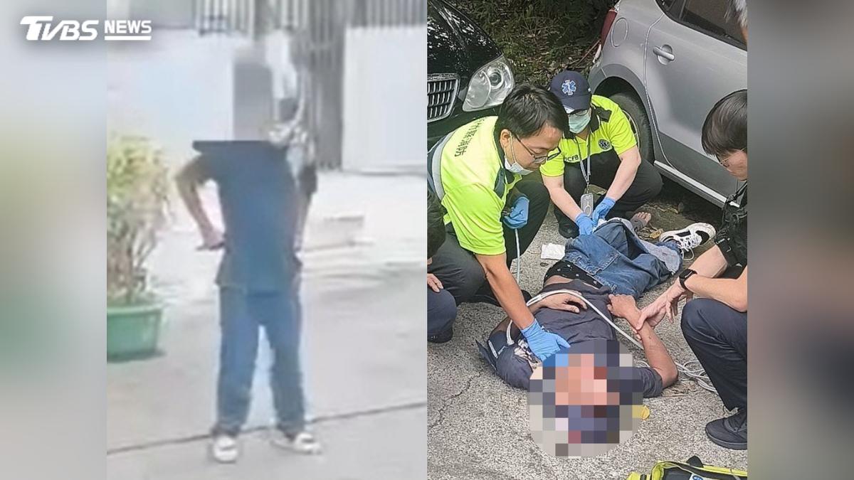 竹北男不爽女子遛狗竟拿刀狂追 遭警連轟2槍「臀腿中彈」送醫