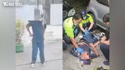竹北男不爽女子遛狗竟拿刀狂追 遭警連轟2槍「臀腿中彈」送醫