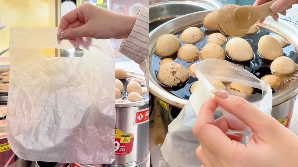 萊爾富將茶葉蛋袋新增手提把、防燙隔板與插筷空間等設計，解決購買熱騰騰茶葉蛋時容易燙手、滷汁滴漏等困擾。（圖／翻攝自IG@hilife_cvs）