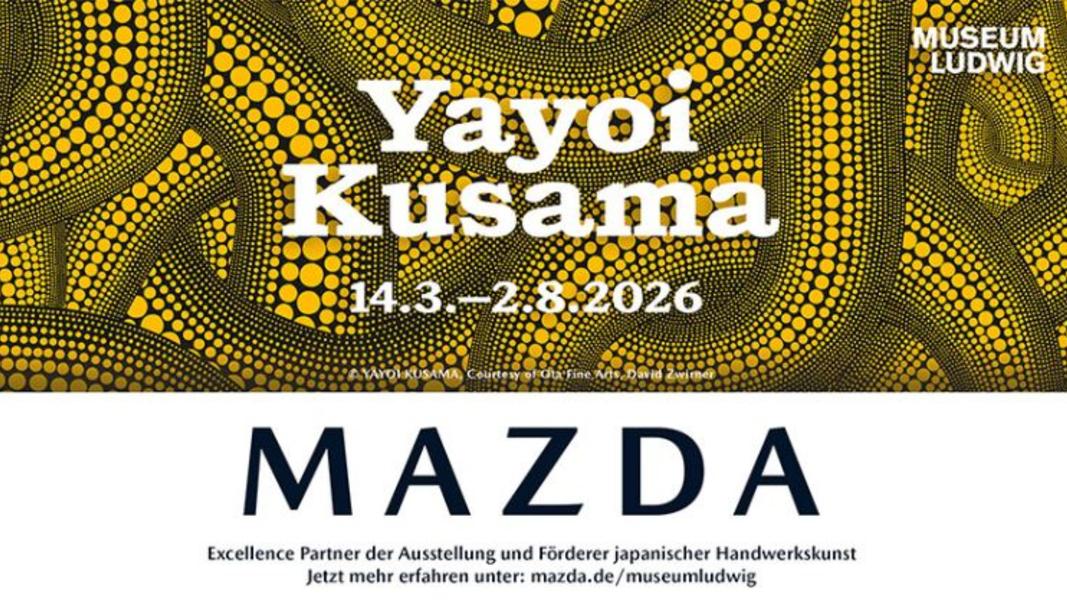 Mazda成為德國科隆路德維希博物館(Museum Ludwig)草間彌生大型展覽的合作夥伴。(圖/MAZDA官網)