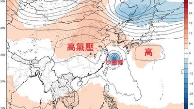 天氣/沙德爾颱風未往南侵台 鄭明典揭關鍵:2大高壓主導