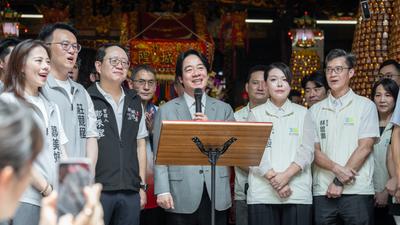 同框高虹安!賴清德才喊不談政治下秒開嗆:盼選出清廉勤政的市長