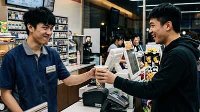 誇張超商店員吃遍店內!現金、香菸全都偷 還請朋友喝珍奶