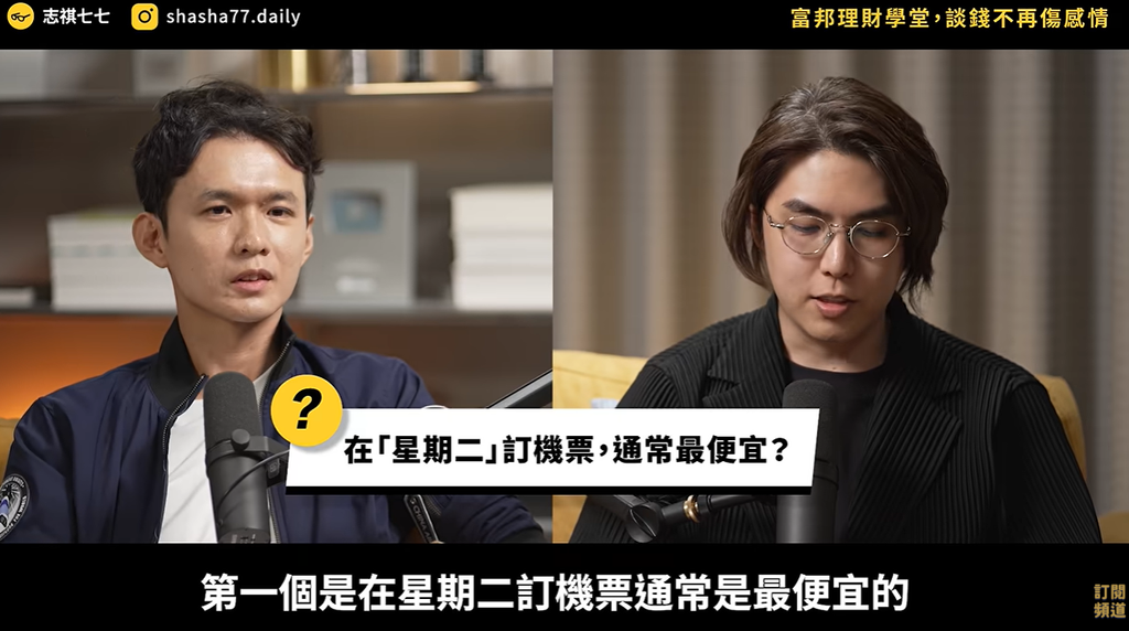 志祺(右圖)在Podcast「強者我朋友」最新一集專訪旅遊達人「布萊N」(左圖)。(圖/翻攝自YT@ 志祺七七)