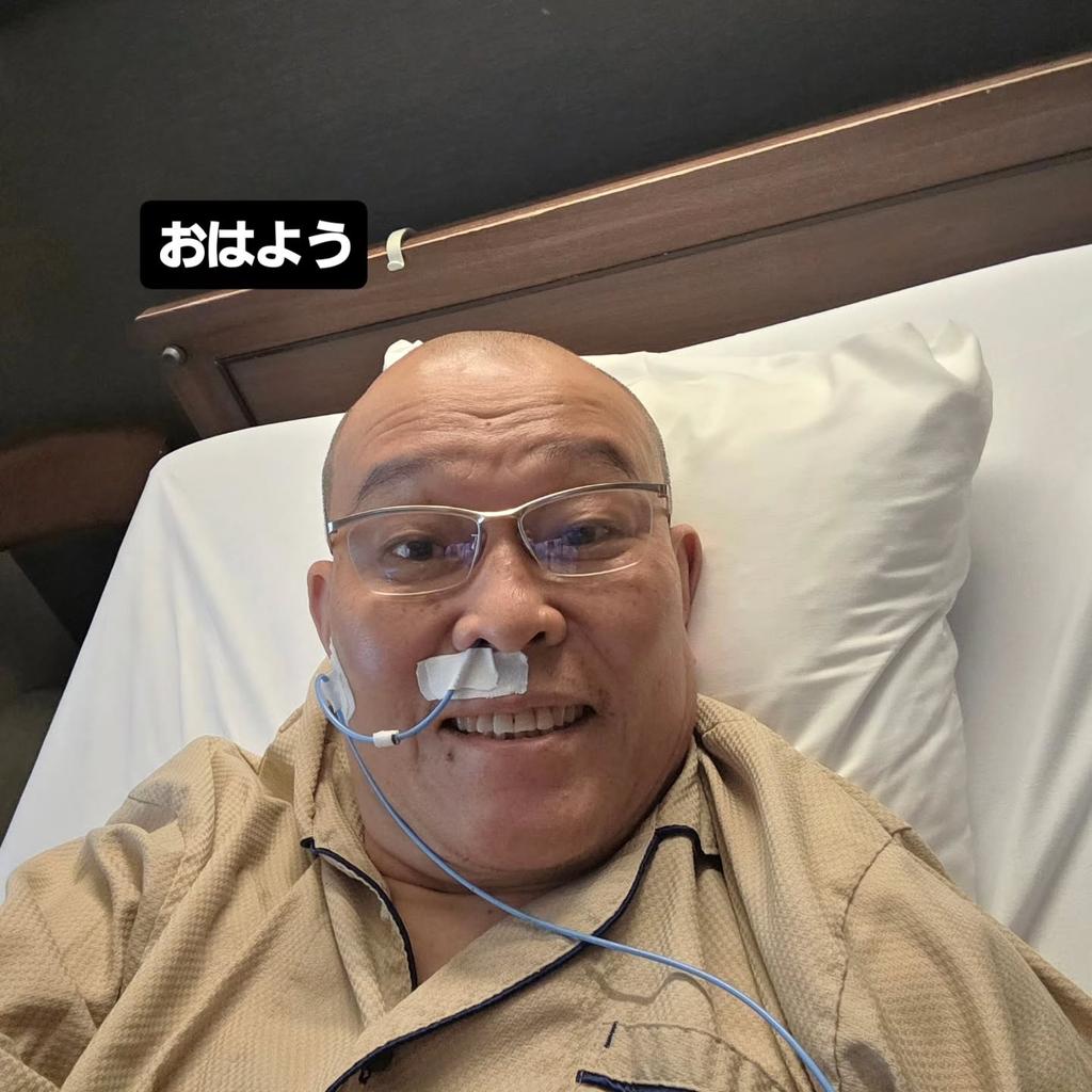 千原靖史手術後報平安,也提醒大家要好好守護自己的健康。(圖/翻攝自千原靖史IG)