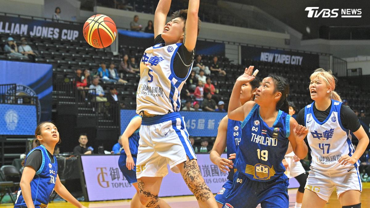 瓊斯盃女籃/中華白5人得分上雙 狂勝58分輾壓泰國第5名作收