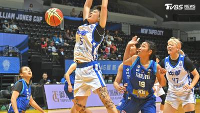 瓊斯盃女籃/中華白5人得分上雙 狂勝58分輾壓泰國第5名作收