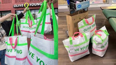 比Trader Joe's夯?Olive Young「70元購物袋」狂賣178萬個