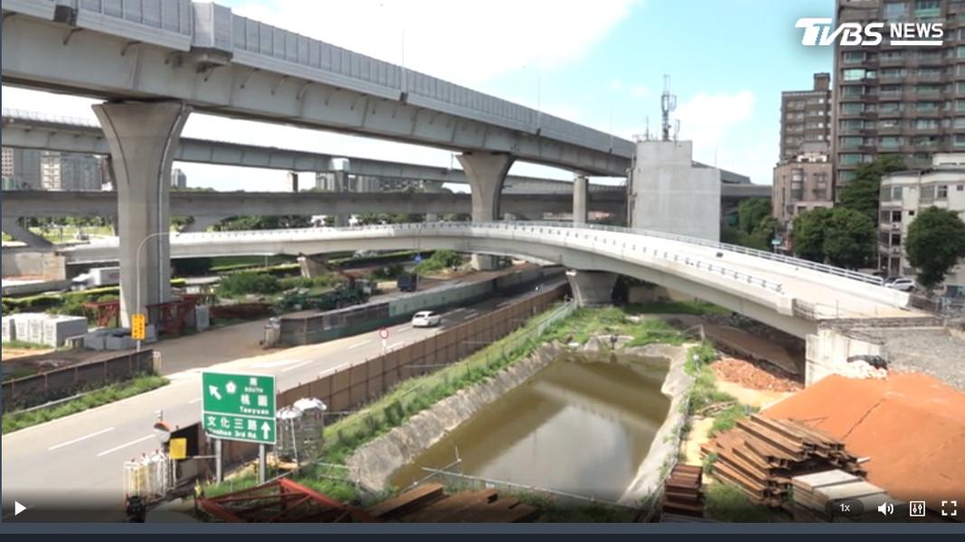 五股與林口交流道紛紛有望提早完工。(圖/TVBS)