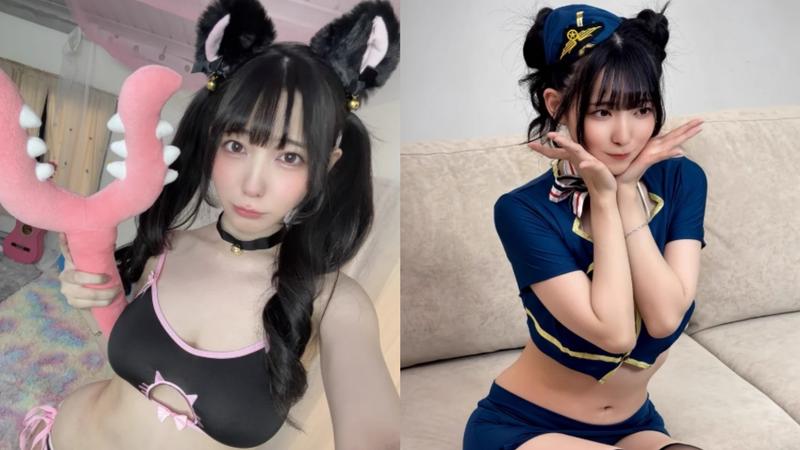 紫堂留衣一年前轉戰當女優。(圖/翻攝紫堂留衣X)